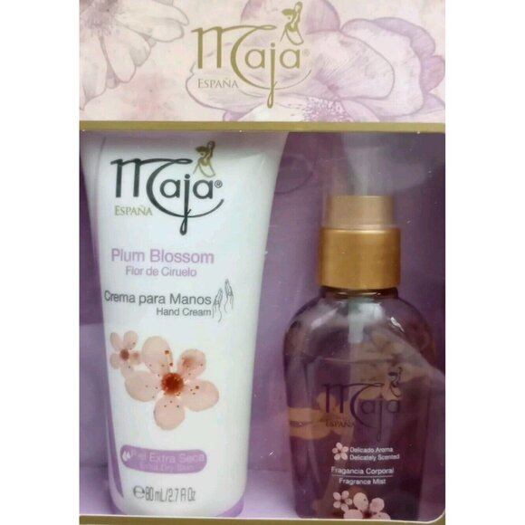Maja Set Plum Blossom Hand Cream & Body Spray-Gift Set for Women Spain - Picture 3 of 3